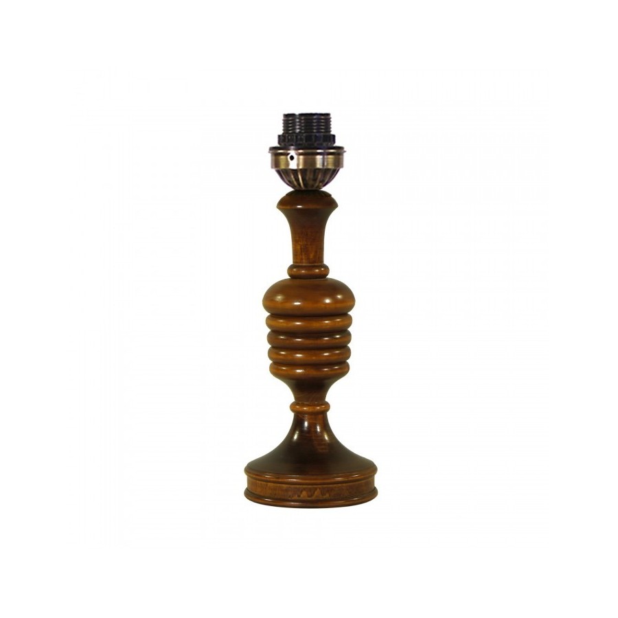 Ножка для настольной лампы Neoretro НБ13 деревянная в стиле ретро из дерева ручной работы