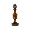 Ножка для настольной лампы Neoretro НБ13 деревянная в стиле ретро из дерева ручной работы
