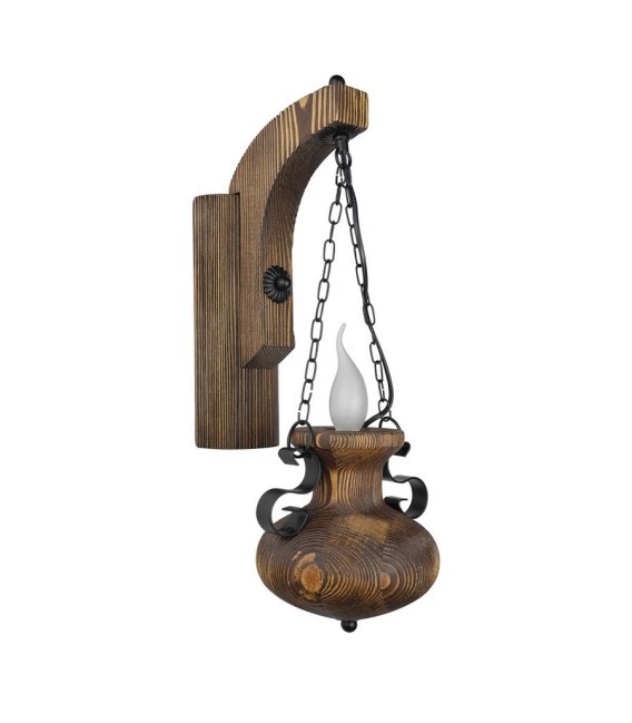 Настенный светильник (бра) Тарьсма Лампада ретро кантри из дерева ручной работы