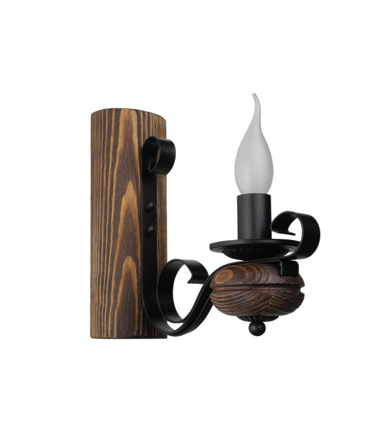 Настенный светильник бра Тарьсма Уют-1 ретро кантри деревянный ручной работы